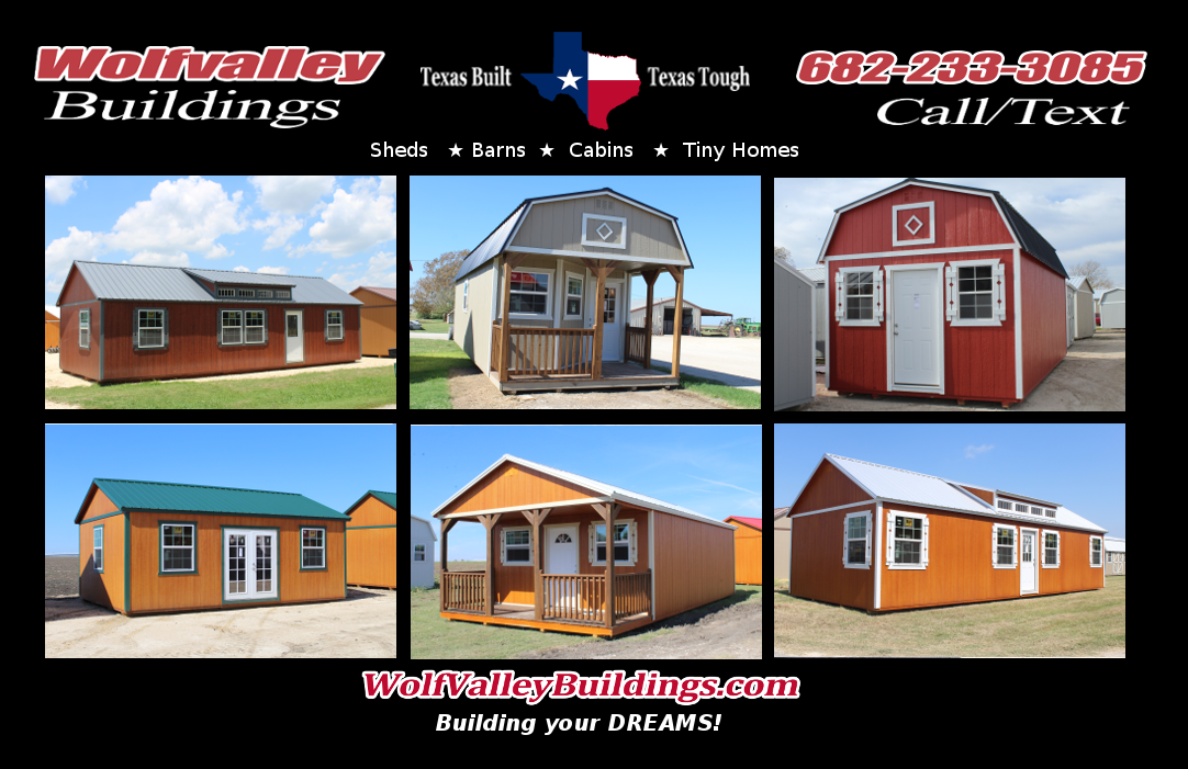 Why Wolf Valley Buildings is the Best Choice for Sheds and Cabins in Texas 🌟🏡